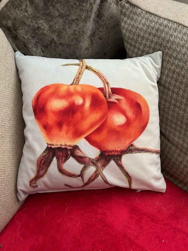 Rose hips Fine Art cushions Rose hips Fine Art cushions
