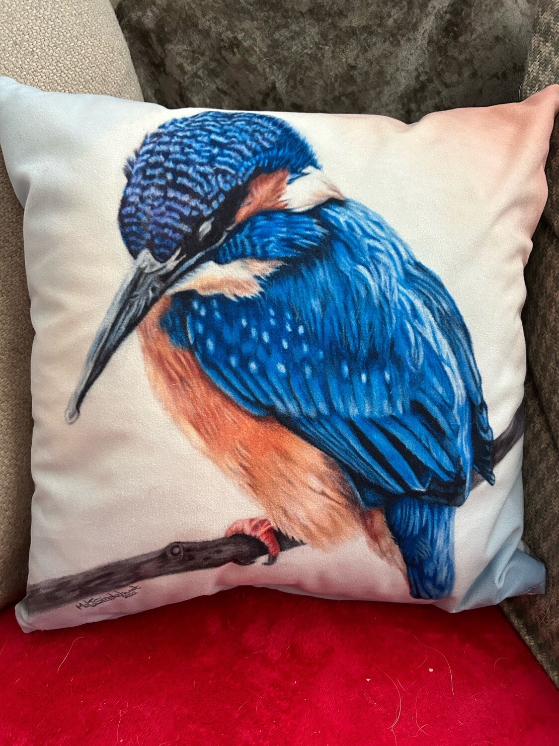 King of Fishers Fine Art Cushion