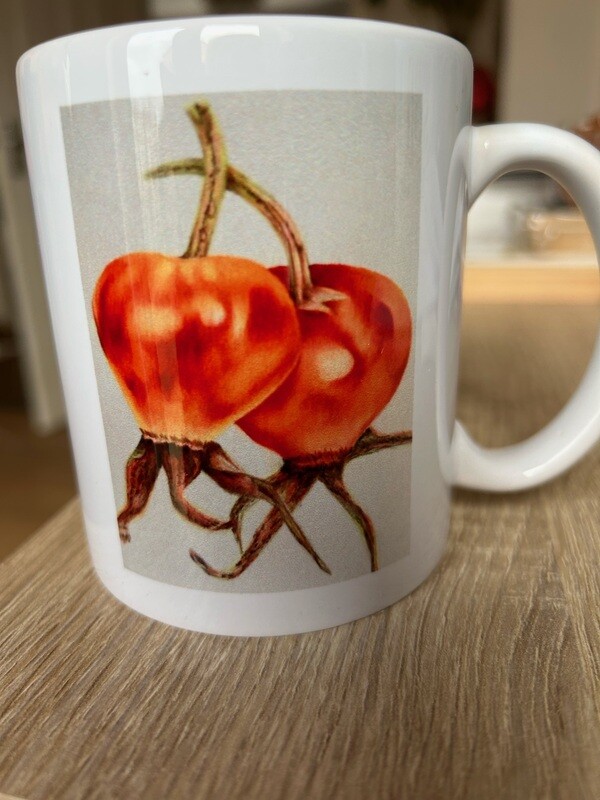 Rose hips Fine Art mugs