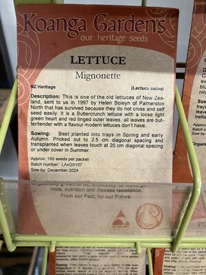 Lettuce 'Mignonette'