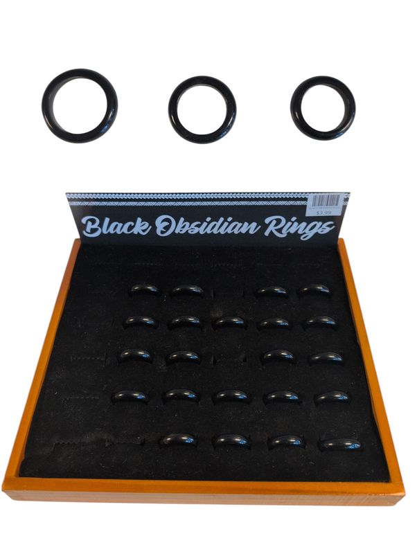 BLACK OBSIDIAN RING