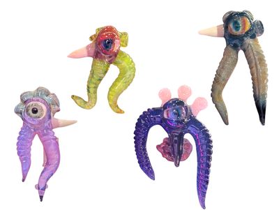 Eyeball Monster Pendants