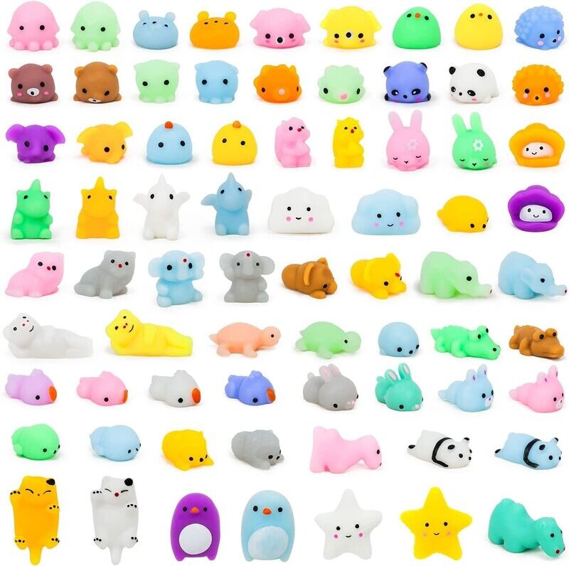 72 Pcs Kawaii Squishies
