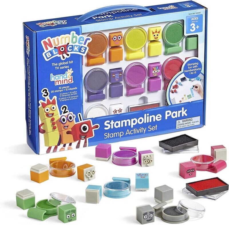 Numberblocks Stampoline Park Stamp Activity Set