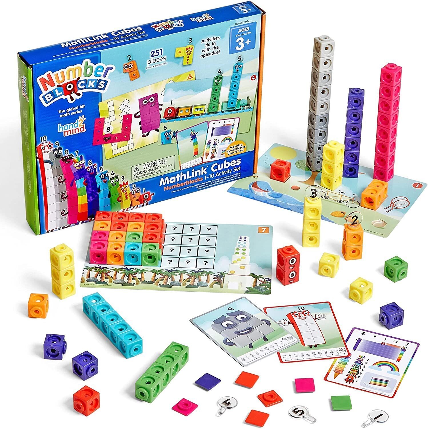 MathLink Cubes Numberblocks 1-10 Activity Set