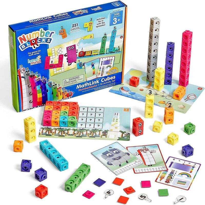MathLink Cubes Numberblocks 1-10 Activity Set