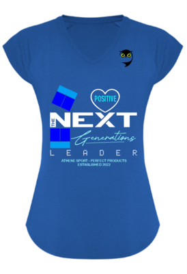 Camiseta Next Generetions Leaders en Azul Royal