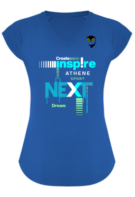 Camiseta Next Generetions Inspire en Azul Royal