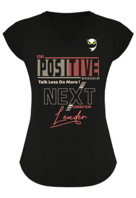 Camiseta Next Generetions Positive en color Negra