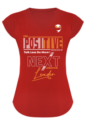 Camiseta Next Generetions Positive Roja