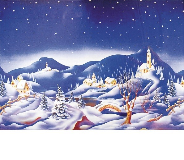 Fondale Innevato 3 Fogli 70x100cm