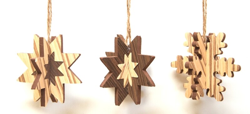 Addobbo 3d Effetto Legno