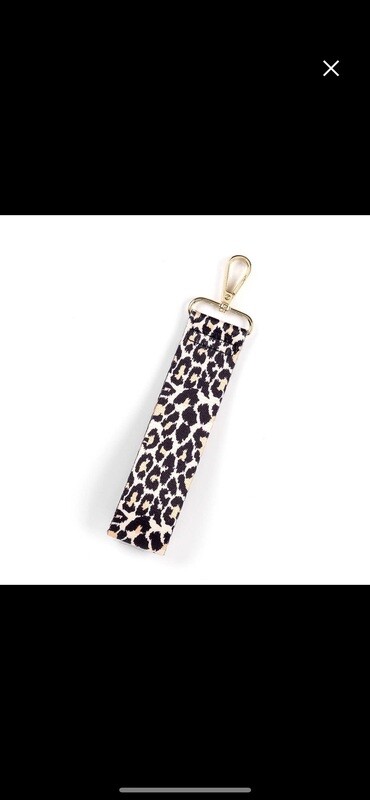 Leopard Wristlet Strap