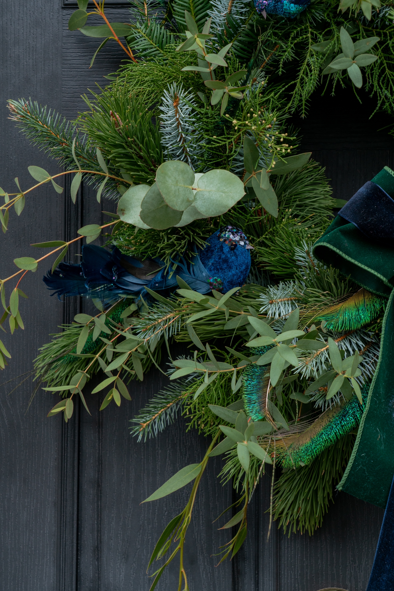 Christmas Wreath Midnight Jewels