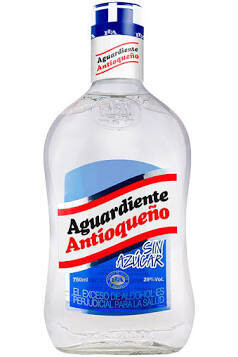 Aguardiente Antioqueño azul s.a 750 ml