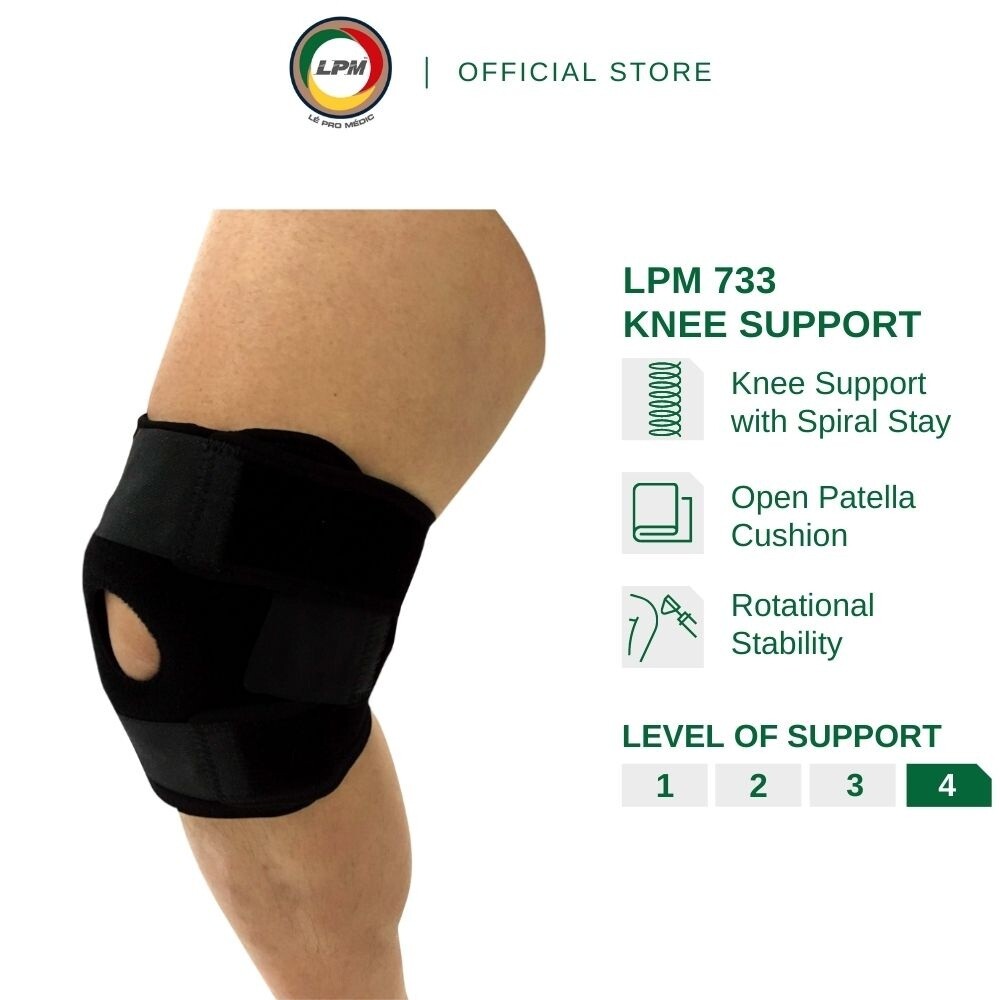LPM ADJUSTABLE KNEE SUPPORT WITH STAY