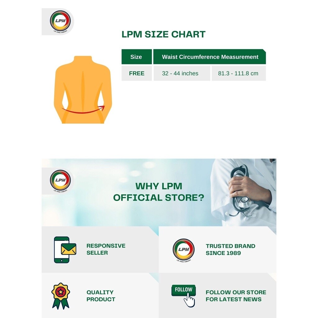LPM BACK SUPPORT WITH STAY
