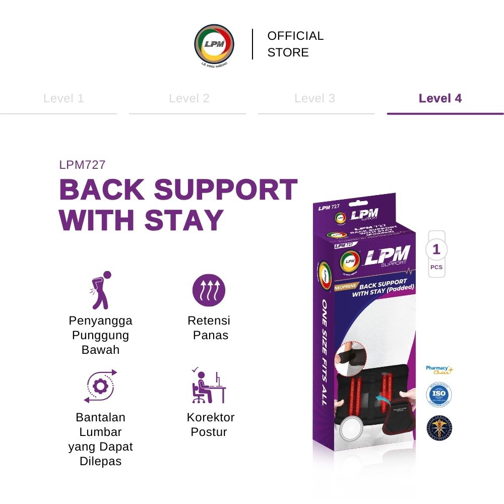 LPM BACK SUPPORT WITH STAY