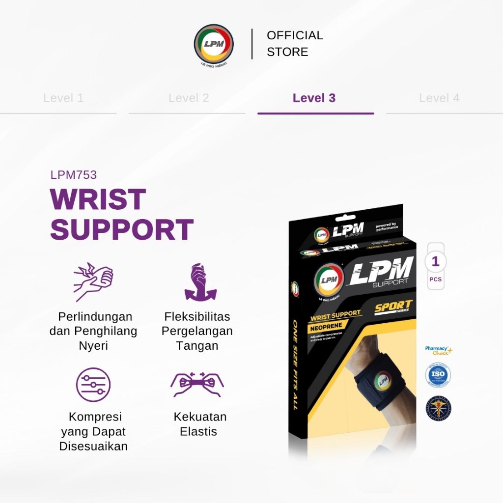 LPM WRIST SUPPORT / Pelindung Pergelangan Tangan