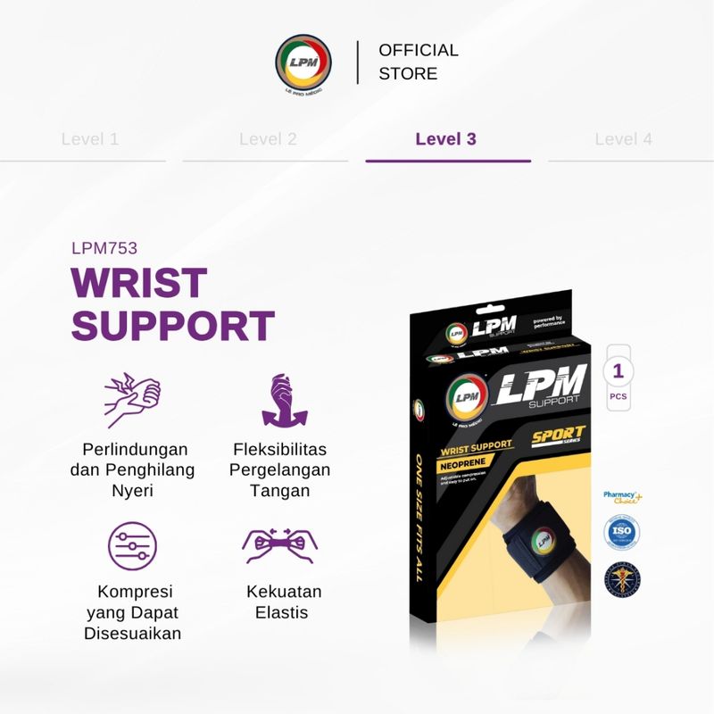 LPM WRIST SUPPORT / Pelindung Pergelangan Tangan