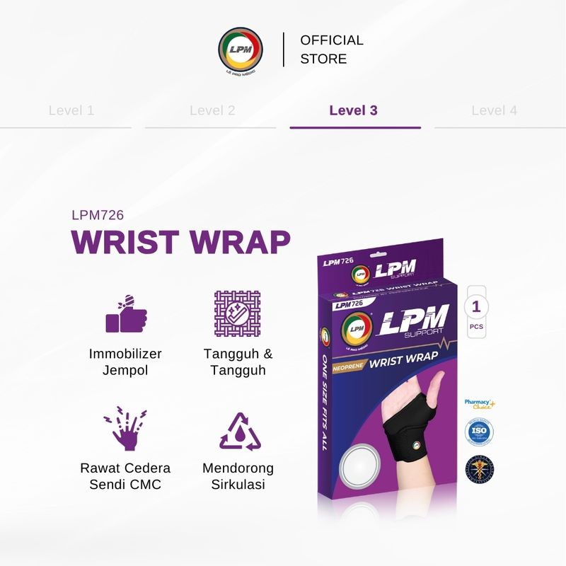 LPM WRIST WRAP / Deker Pergelangan Tangan