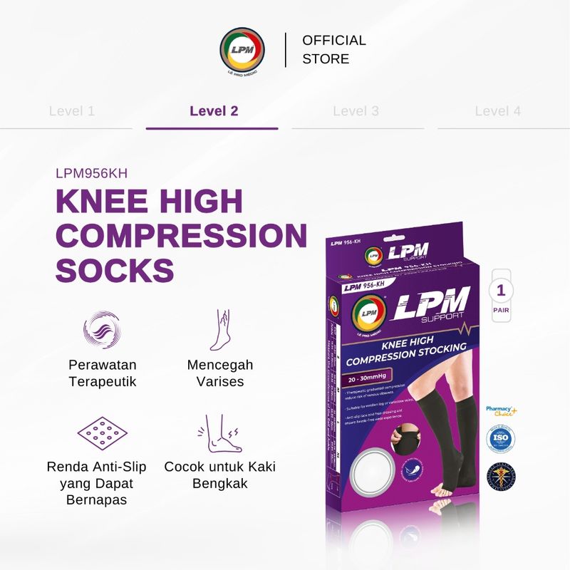 LPM KNEE HIGH COMPRESSION SOCKS