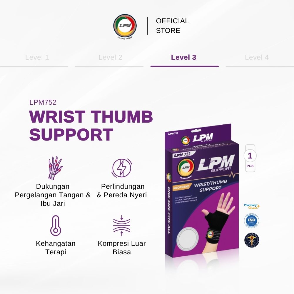 LPM WRIST THUMB SUPPORT / Pelindung Jempol Deker Tangan