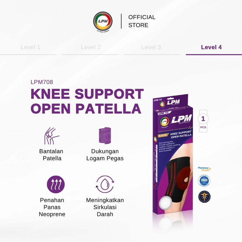 LPM KNEE SUPPORT OPEN PATELLA