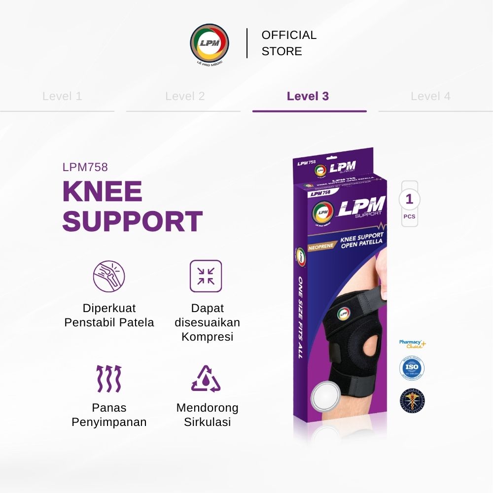 LPM KNEE SUPPORT OPEN PATELLA