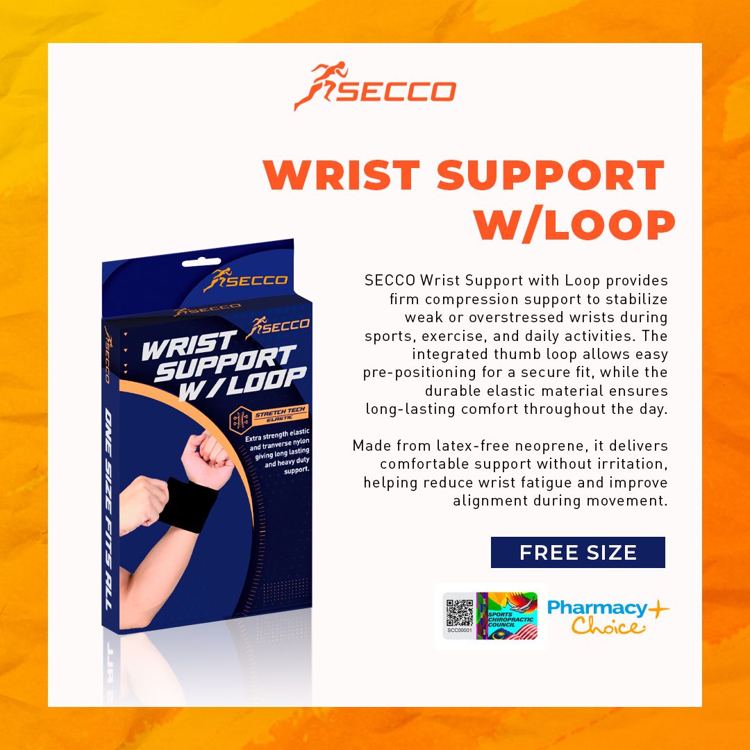 SECCO WRIST SUPPORT W/LOOP