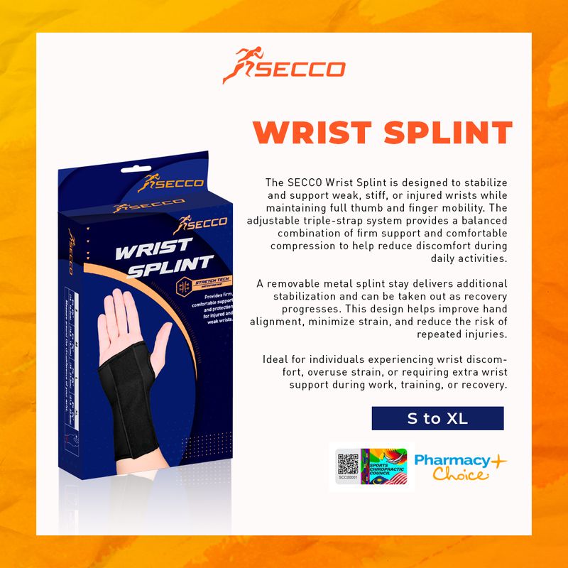 SECCO WRIST SPLINT