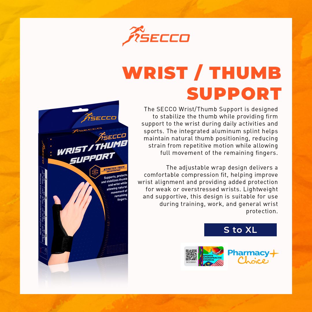 SECCO WRIST/THUMB SUPPORT