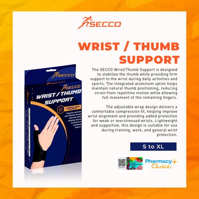 SECCO WRIST/THUMB SUPPORT