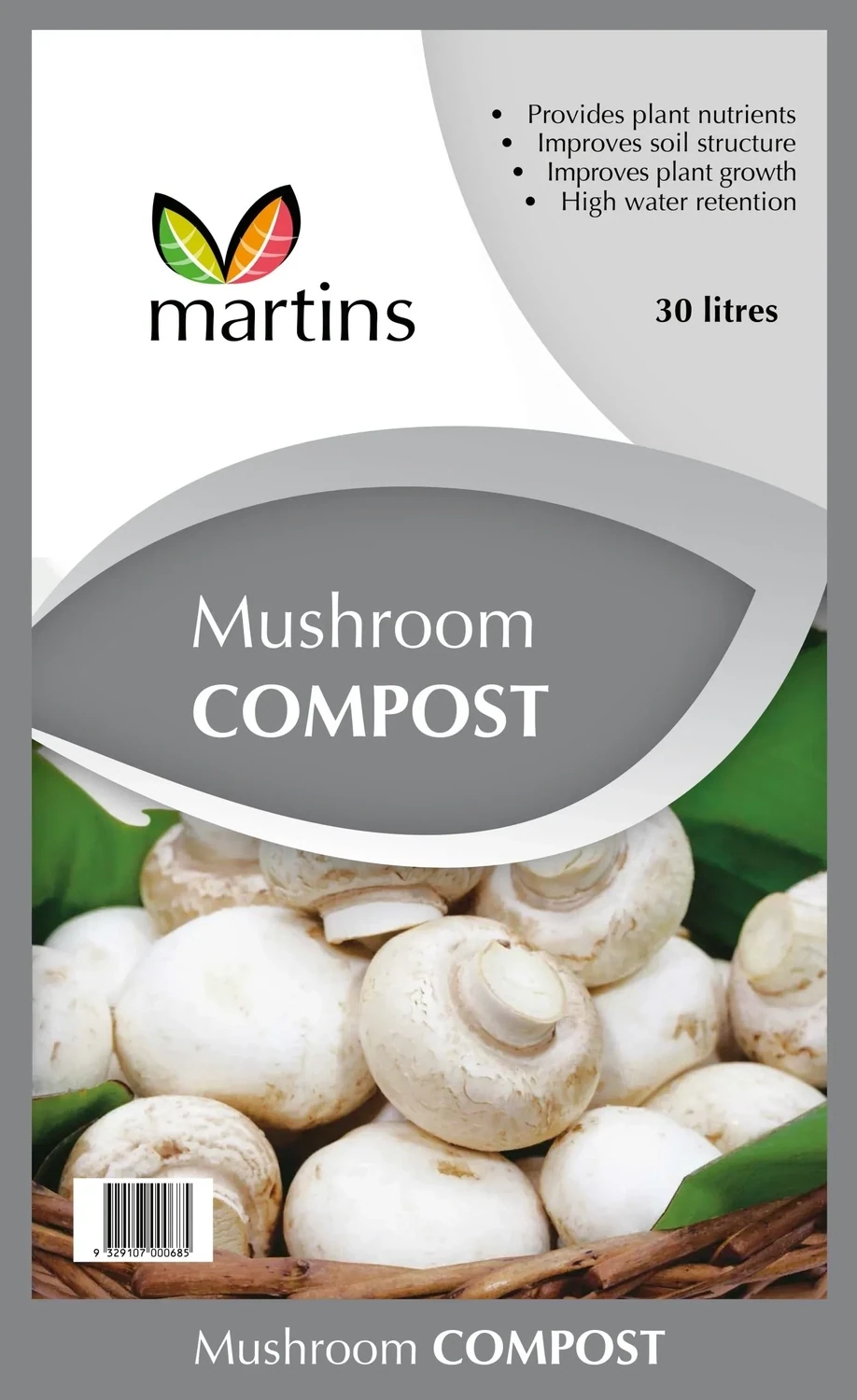 Mushroom Compost (Martins) (25L bag)