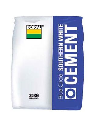 Cement White Southern Boral 20kg Blue Circle Pure (PALLET ONLY)