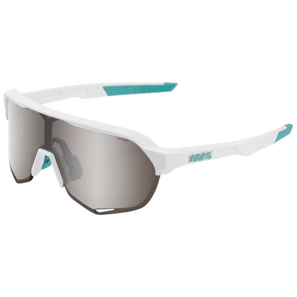 100% S2 Bora Team White Hiper Silver
