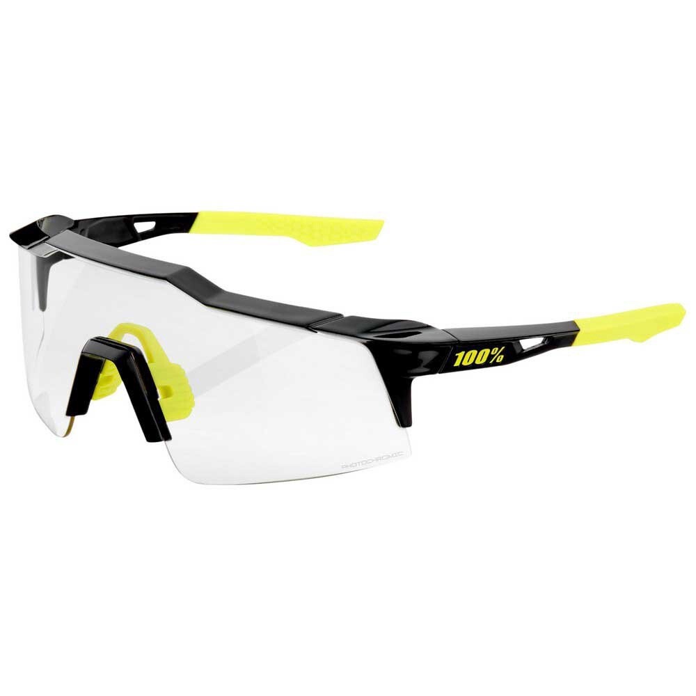 100% Speedcraft SL Sunglasses Gloss Black Photochromic
