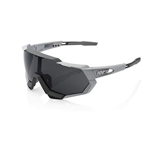 100% Speedtrap Soft Tact Stone Grey Sunglasses