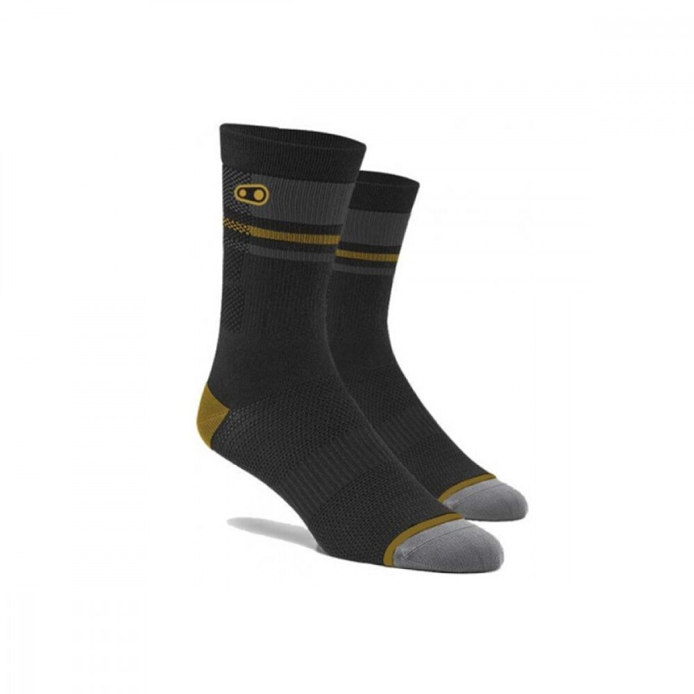 Crankbrothers Icon Socks S/M Black/Gold