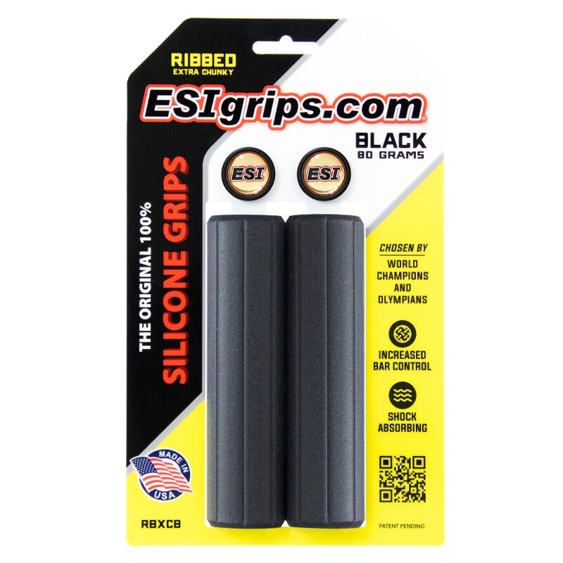 ESI Extra Chunky Ribbed Grips Black