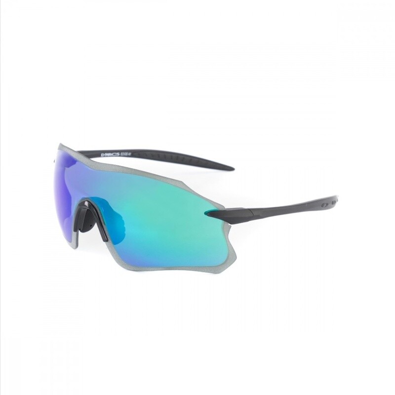 Darcs Edge Sunglasses Mat Black Blue Revo