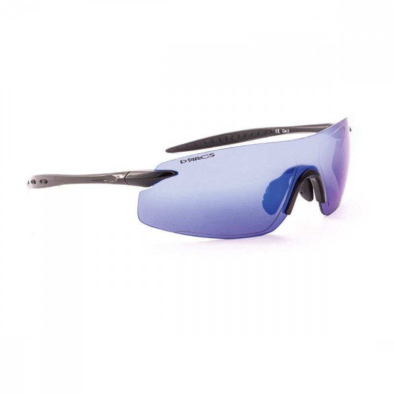 Darcs Edge Sunglasses SL Gloss Black Blue Rev