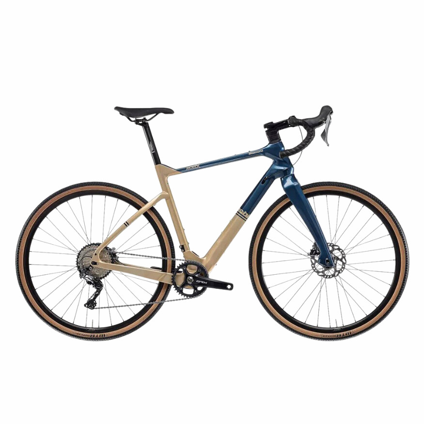 Bianchi Arcadex Gravel Bike GRX815 Di2 40 M Gold/Blue