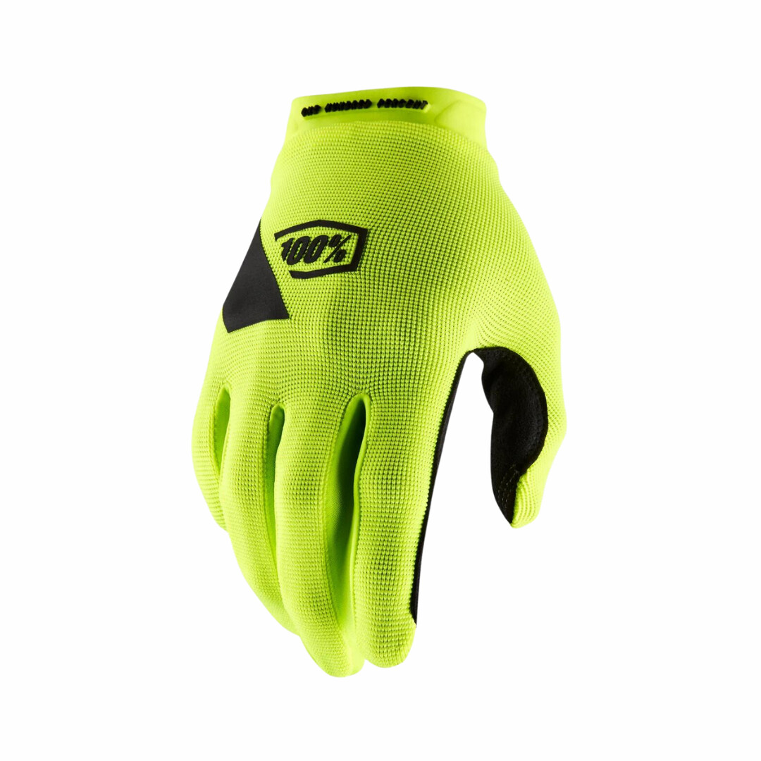 100% Ridecamp Gloves Fluo Yellow M