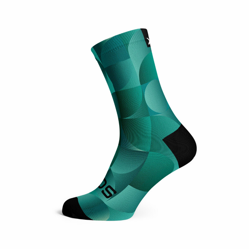 Solid Teal Socks Medium