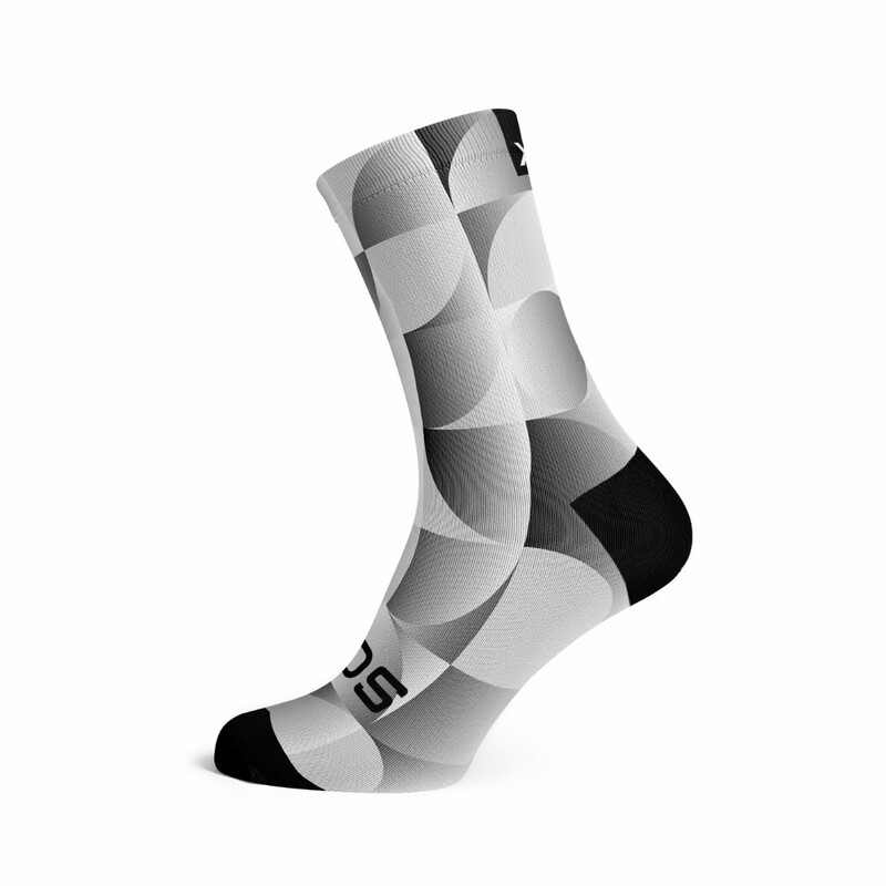 Solid Silver Socks Medium