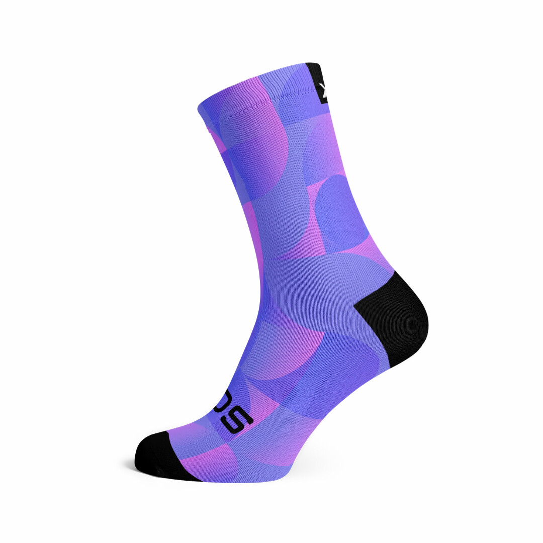 Solid Purple Socks Large
