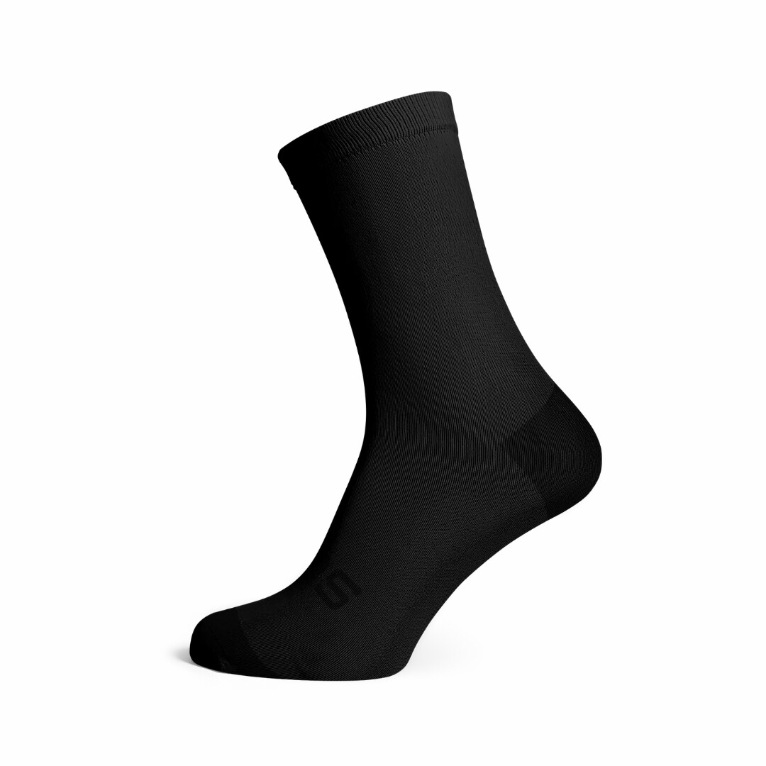 Solid Black Socks Large
