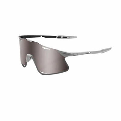 100% Hypercraft Sunglasses Matt Grey Hiper Silver Mirror lens