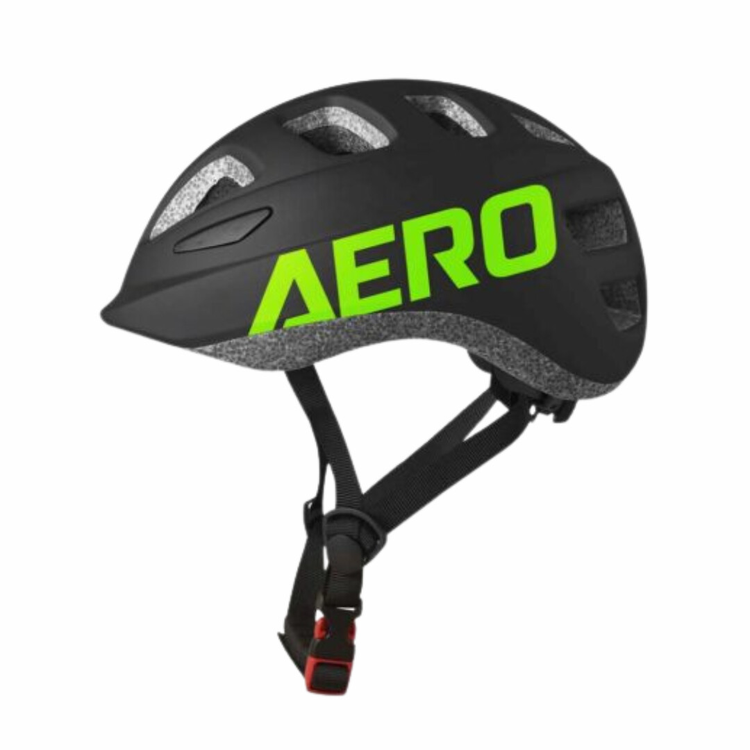 Aero Junior MTB Helmet Black Green